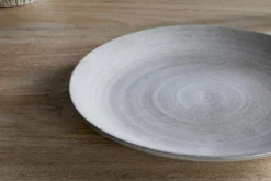 Valinha Earthenware Dinner Plate - Grey