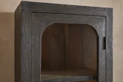 Valin Mango Wood & Glass Cabinet - Natural