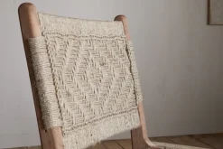 Vinay Woven Armless Dining Chair - Natural