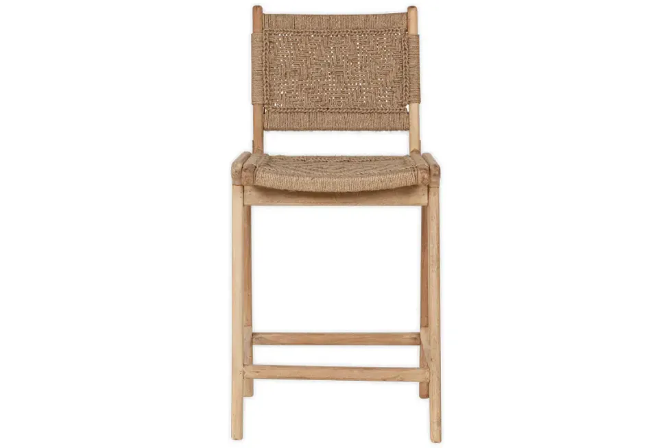 Vinay Woven Counter Chair - Natural