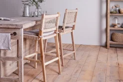 Vinay Woven Counter Chair - Natural