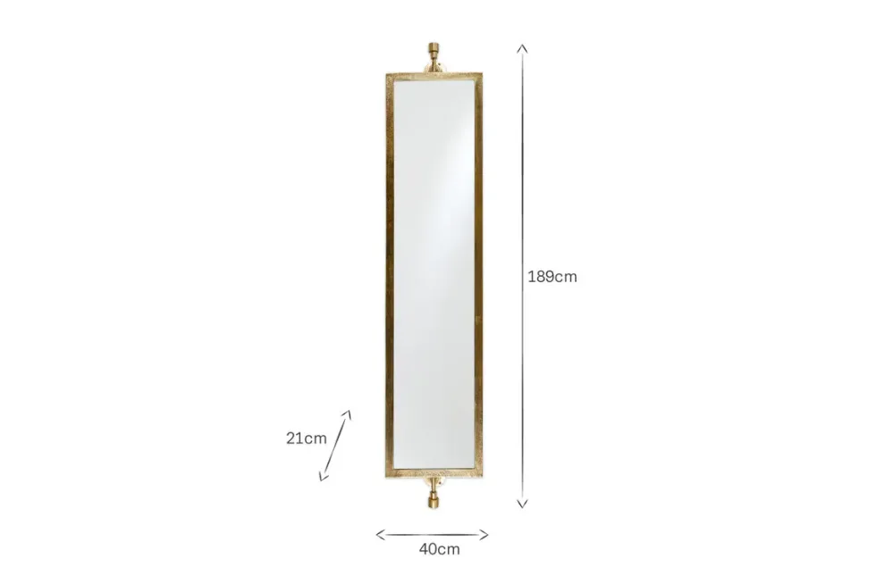 Visala Swivel Full Length Wall Mirror - Large