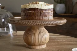 Vivan Glass Cake Stand & Dome - Natural