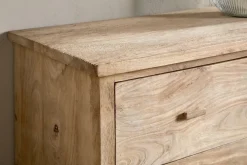 Vivan Grooved Chest of Drawers - Natural