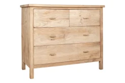 Vivan Grooved Chest of Drawers - Natural