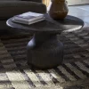 Vivan Grooved Coffee Table - Charcoal