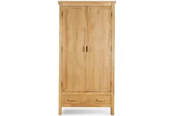 Vivan Grooved Wardrobe - Natural