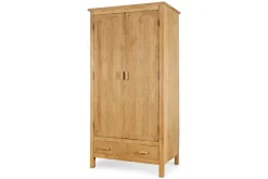 Vivan Grooved Wardrobe - Natural