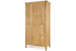 Vivan Grooved Wardrobe - Natural
