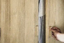 Vivan Grooved Wardrobe - Natural