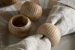 Vivan Napkin Rings - Natural - (Set of 4)