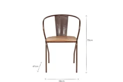 Vivika Outdoor Dining Chair - Natural