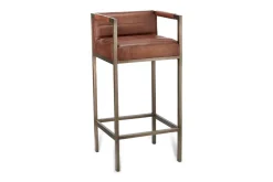 Wamma Leather Bar Chair