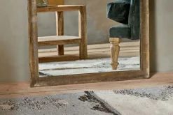 Yadur Full Length Mirror - Antique Brass