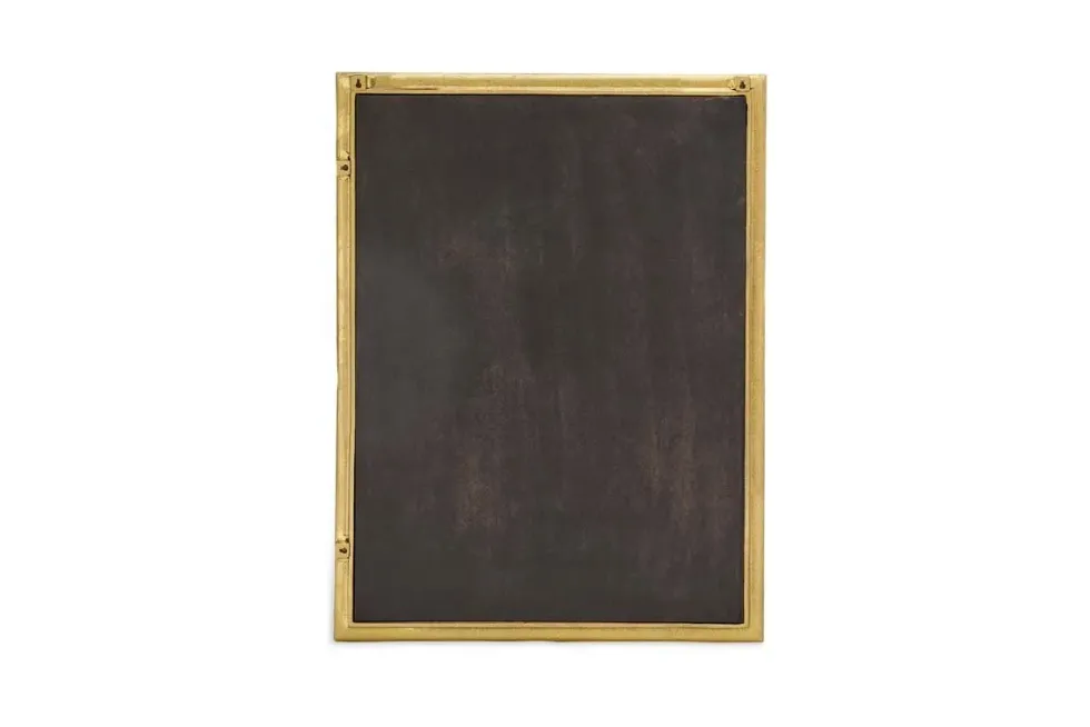 Yadur Rectangular Mirror - Antique Brass - Large