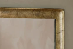 Yadur Rectangular Mirror - Antique Brass - Small