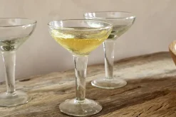 Yala Hammered Champagne Coupe (Set of 4)