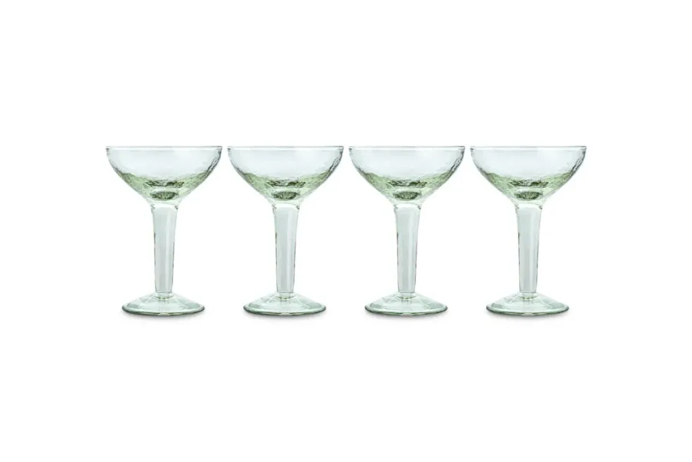 Yala Hammered Champagne Coupe (Set of 4)
