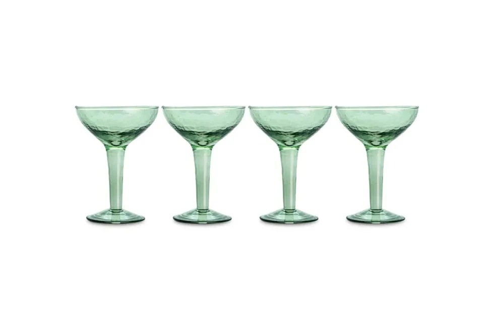 Yala Hammered Champagne Coupe (Set of 4)
