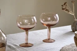 Yala Hammered Gin Glass - Dusty Terracotta (Set of 2)