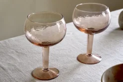 Yala Hammered Gin Glass - Dusty Terracotta (Set of 2)