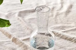 Yala Hammered Jug - Clear Glass