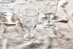 Yala Hammered Wine Glass - Clear Glass (Set of 4)