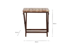Yatin Outdoor Side Table - Natural