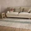Zairya Jute & Cotton Rug - Sea Foam