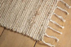 Zairya Jute & Cotton Rug - Sea Foam