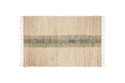 Zairya Jute & Cotton Rug - Sea Foam