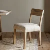 Zoha Cotton & Jute Upholstered Dining Chair - Natural