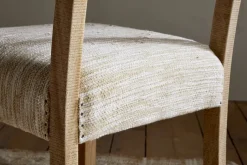 Zoha Cotton & Jute Upholstered Dining Chair - Natural